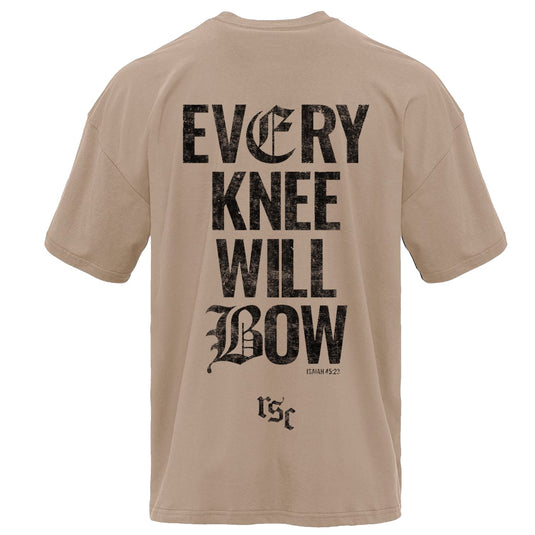 Every Knee Will Bow Men's Heavyweight T-Shirt