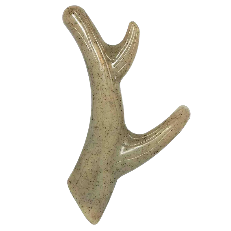 Load image into Gallery viewer, Ever Antler Nylon Chew Bone | Elk Antler Shaped Dog Toy for Aggressive Chewers | SodaPup
