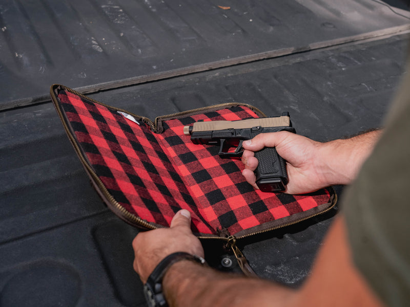 Load image into Gallery viewer, Rawhide 12" Pistol Rug
