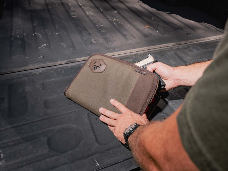 Load image into Gallery viewer, Rawhide 12" Pistol Rug
