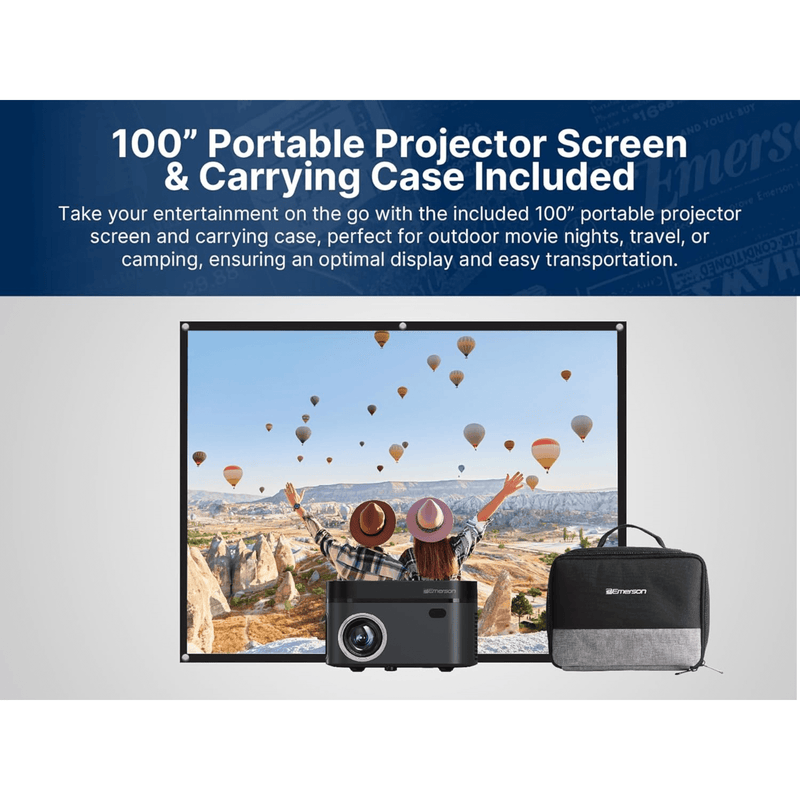 Load image into Gallery viewer, Emerson 120&quot; Home Theater LCD Projector Combo with Built-In DVD Player
