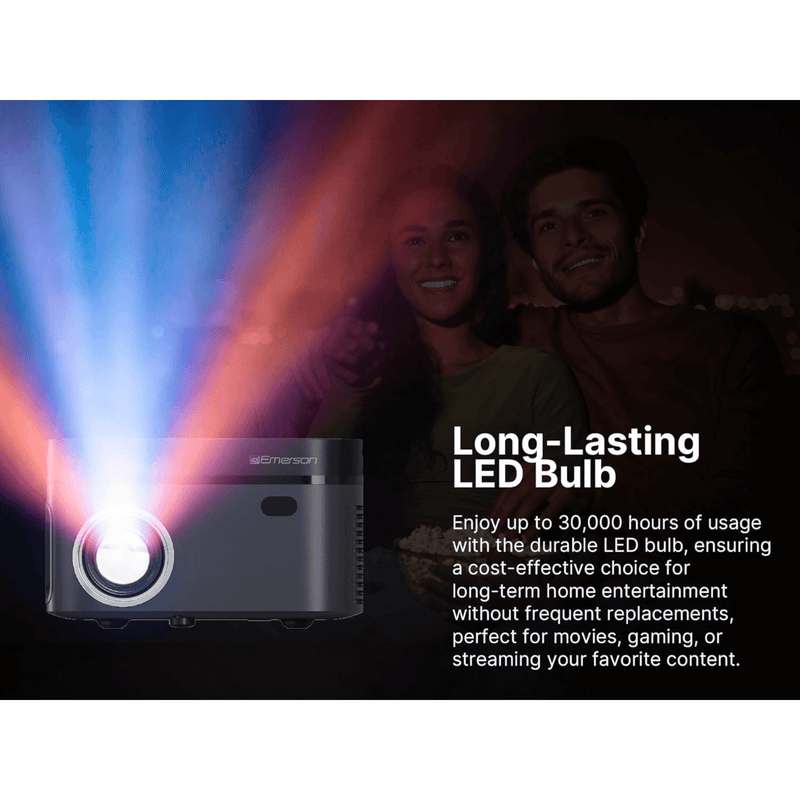 Load image into Gallery viewer, Emerson 120&quot; Home Theater LCD Projector Combo with Built-In DVD Player
