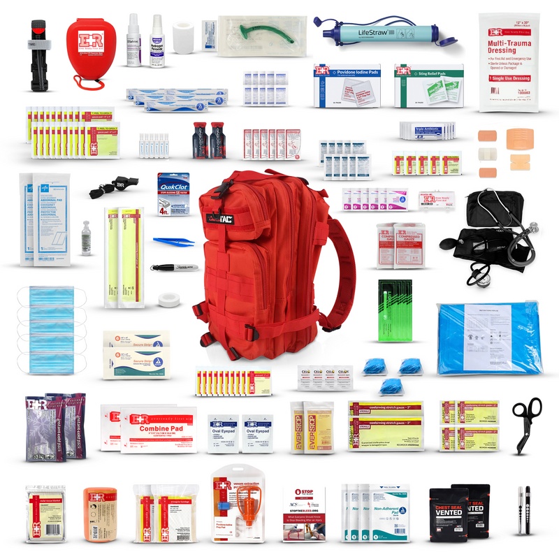 Load image into Gallery viewer, Fully Stocked Rucksack Assault Trauma Tactical IFAK Kit
