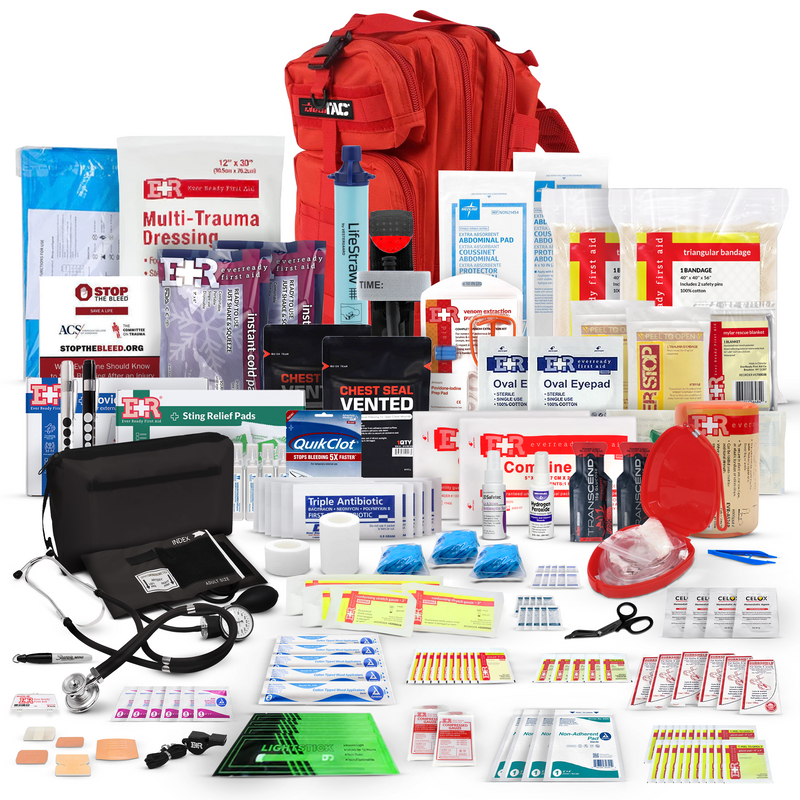 Load image into Gallery viewer, Fully Stocked Rucksack Assault Trauma Tactical IFAK Kit

