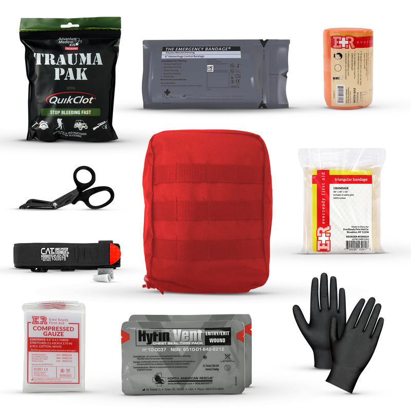 Load image into Gallery viewer, Premium IFAK Kit - Trauma Pak, CAT Tourniquet, Hyfin Chest Seal
