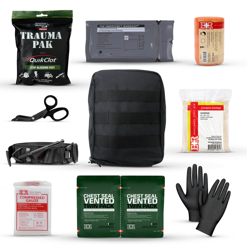 Load image into Gallery viewer, Premium IFAK Trauma Kit – Trauma Pak, Chest Seal &amp; Tourniquet
