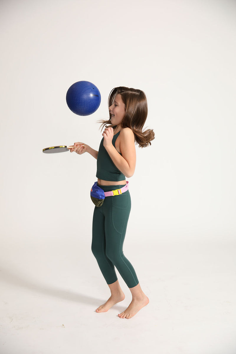 Load image into Gallery viewer, Longline Crop in Pine
