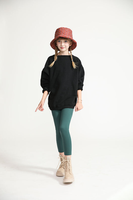 Core Sweat Shirt in Black