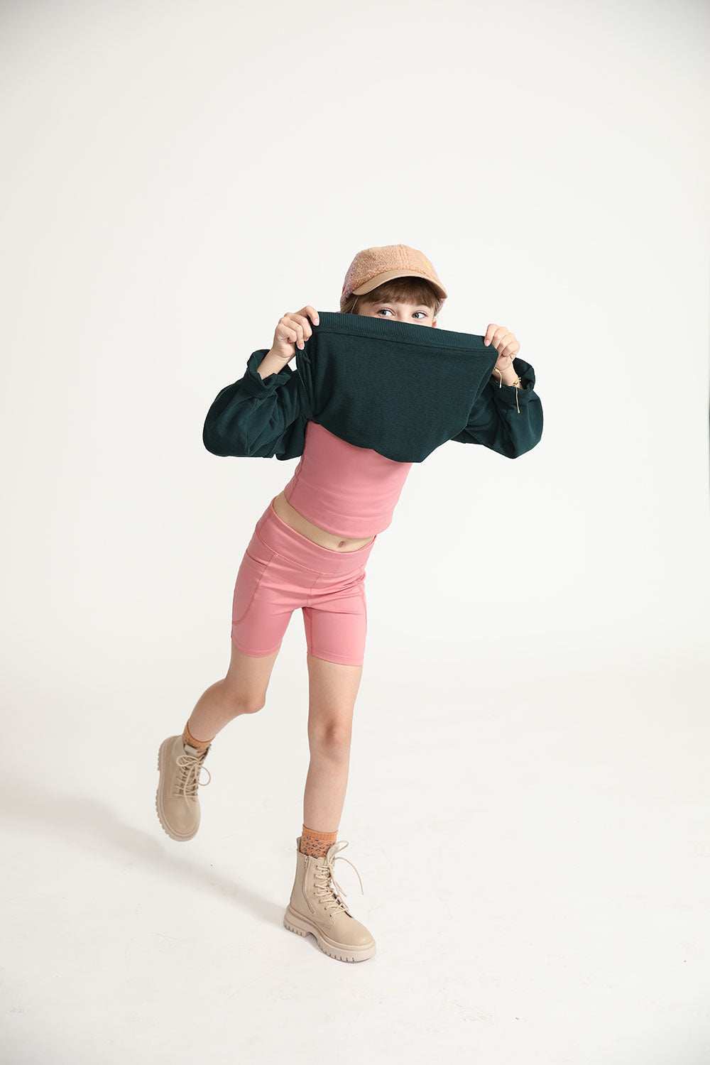 Longline Crop in Dusty Rose - Skoutley Outdoors LLC
