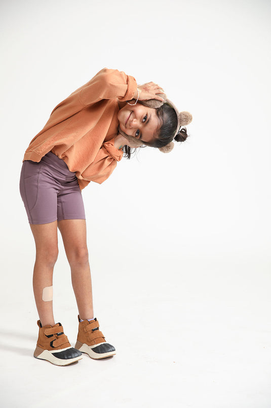 Cycle Shorts in Plum