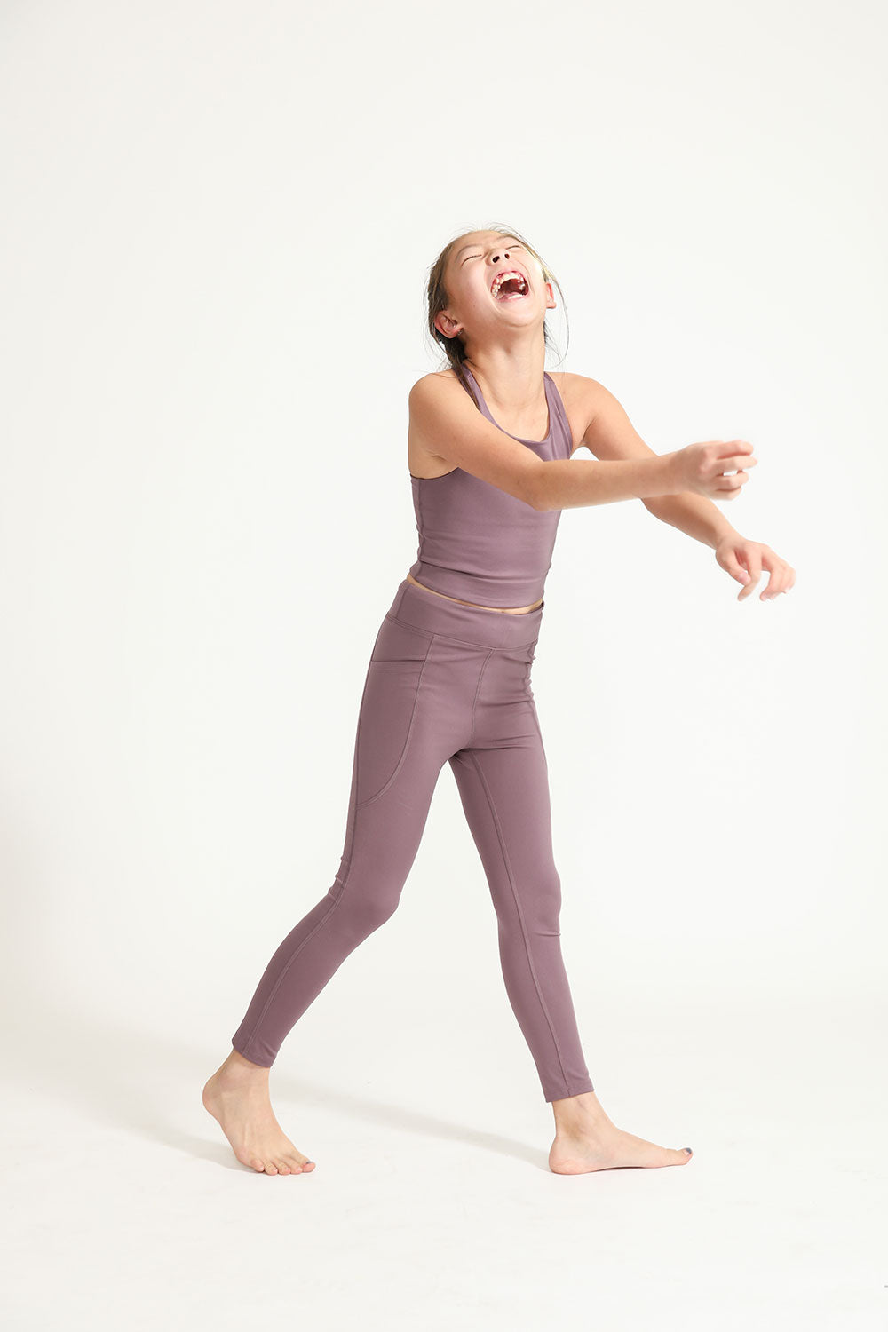 All Day Leggings in Plum - Skoutley Outdoors LLC