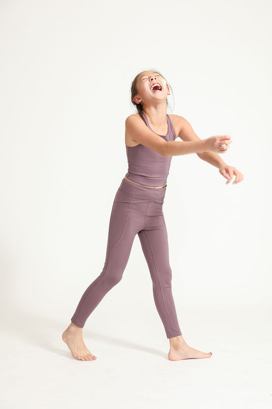 All Day Leggings in Plum