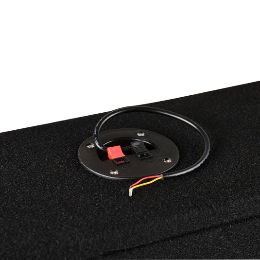 Ford F-150 Forward Firing Loaded Subwoofer Enclosure with Dream LED Lights, Amplifier and Wiring Kit