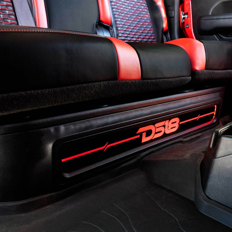 Load image into Gallery viewer, Jeep JT 4 x 8&quot; Subwoofer Enclosure Package With Vinyl Finish and Dream LED Lights (MADE IN USA)
