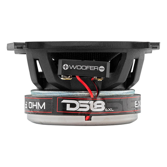 EXL 4" 2-Way Coaxial Speaker with Fiber Glass Cone | 60W RMS 3-Ohm