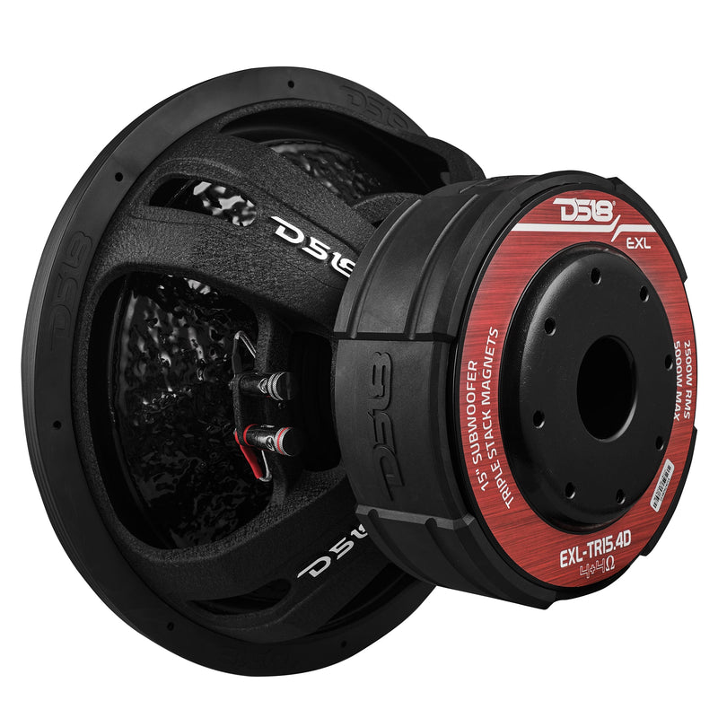 Load image into Gallery viewer, EXL 15” Subwoofer Triple Stack with Reinforced Cone 2500 Watts RMS 4&quot; Dvc 4-Ohm

