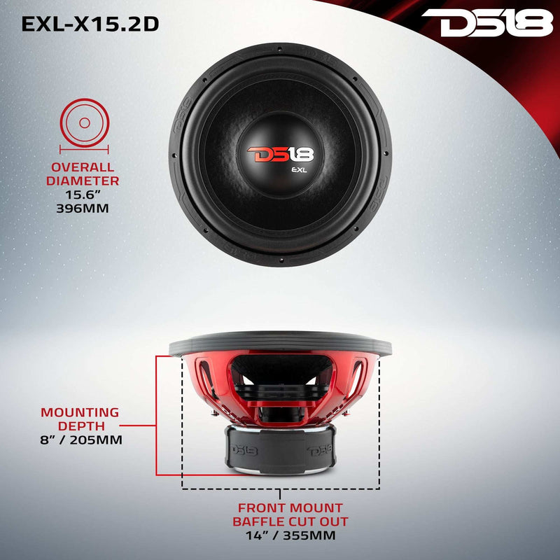 Load image into Gallery viewer, EXL-X 15&quot; Subwoofer 1250 Watts Rms DVC 2-Ohms - Skoutley Outdoors LLC
