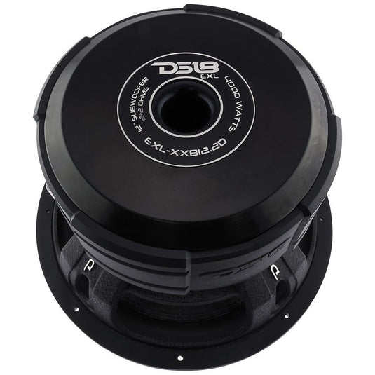 DS18 EXL-XXB12.2D 12" Subwoofer 4000 Watts DVC 2-Ohms