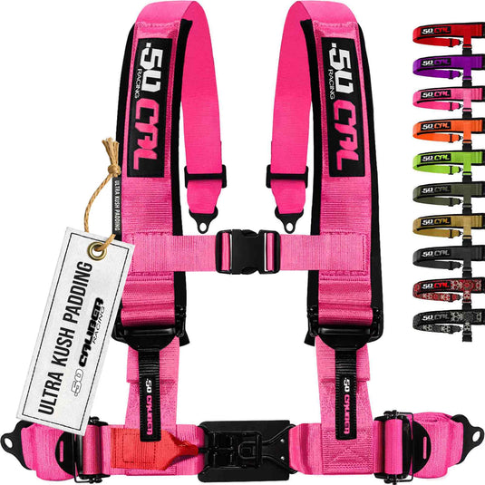 2" & 3" 4pt & 5pt Elite Series Race Latch "EZ" Adjust Harness