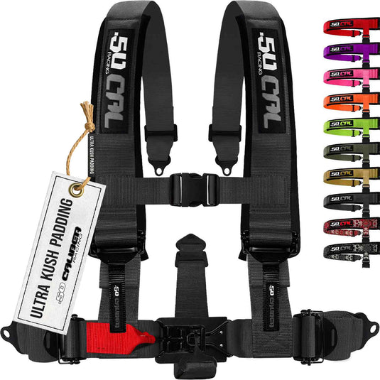 2" & 3" 4pt & 5pt Elite Series Race Latch "EZ" Adjust Harness
