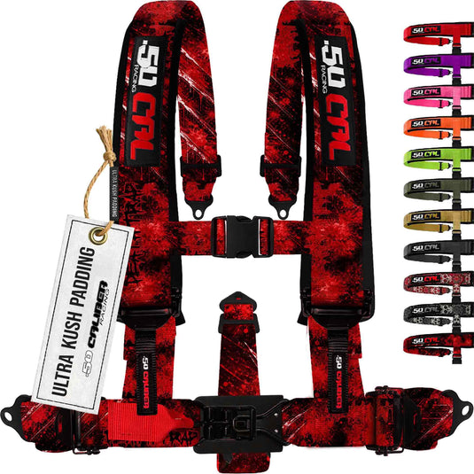 2" & 3" 4pt & 5pt Elite Series Race Latch "EZ" Adjust Harness