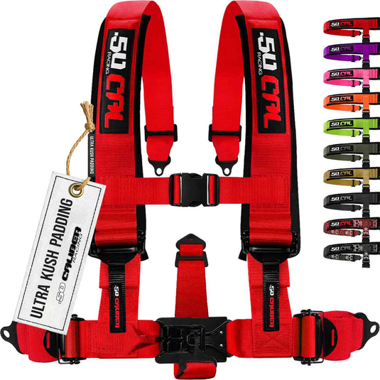 2" & 3" 4pt & 5pt Elite Series Race Latch "EZ" Adjust Harness