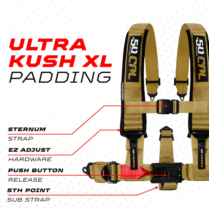Load image into Gallery viewer, 2" &amp; 3" 4pt &amp; 5pt Elite Series Race Latch "EZ" Adjust Harness
