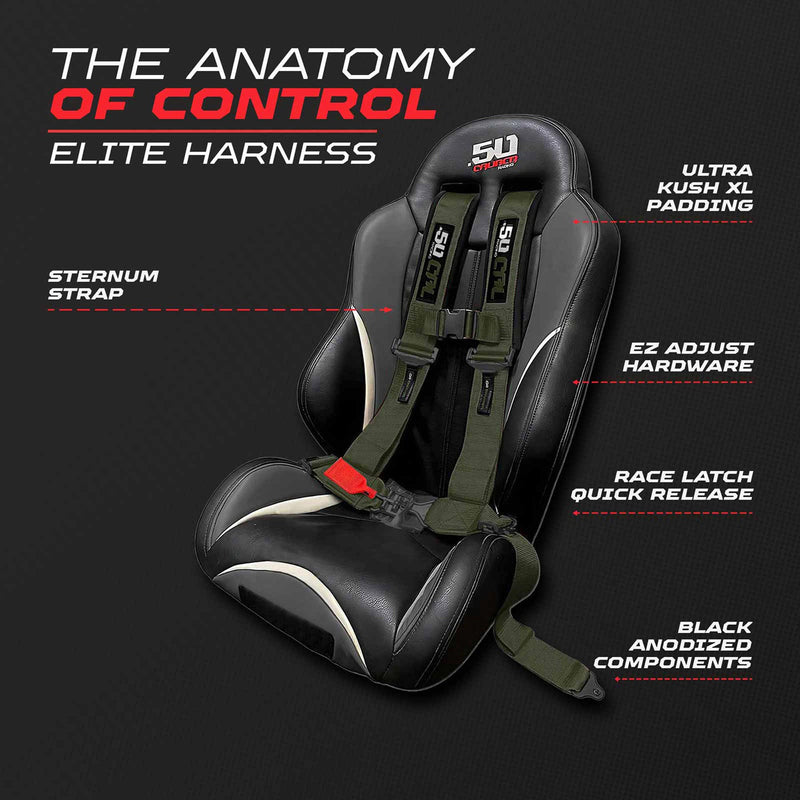 Load image into Gallery viewer, 2" &amp; 3" 4pt &amp; 5pt Elite Series Race Latch "EZ" Adjust Harness
