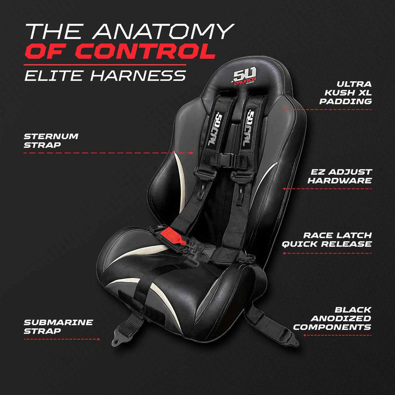 Load image into Gallery viewer, 2" &amp; 3" 4pt &amp; 5pt Elite Series Race Latch "EZ" Adjust Harness
