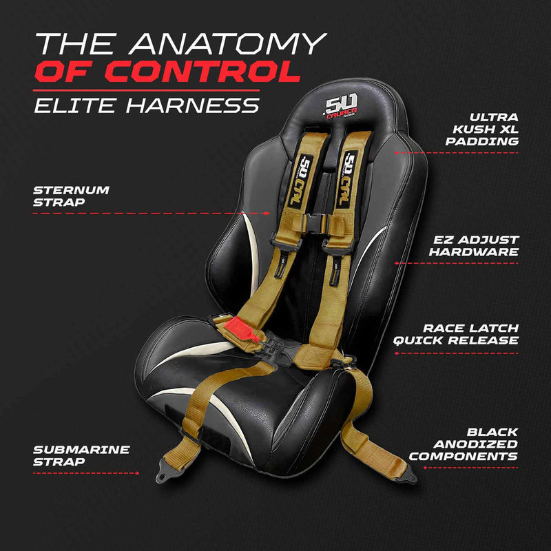 Load image into Gallery viewer, 2" &amp; 3" 4pt &amp; 5pt Elite Series Race Latch "EZ" Adjust Harness
