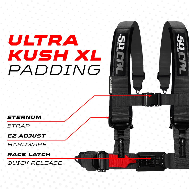 Load image into Gallery viewer, 2" &amp; 3" 4 point Harness - Elite Series Race Latch "EZ" Adjust Racing Harness
