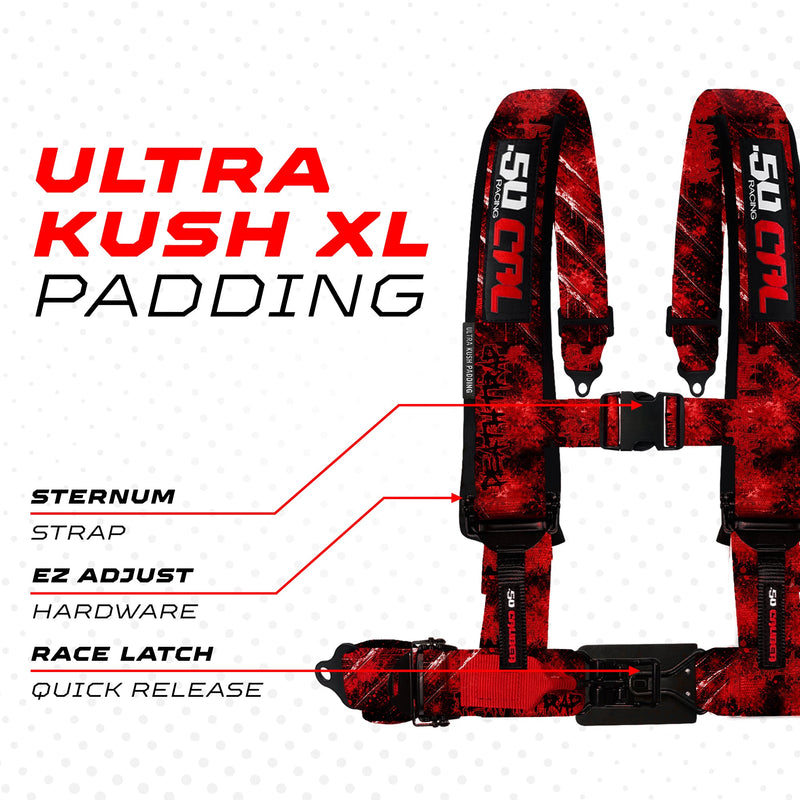 Load image into Gallery viewer, 2" &amp; 3" 4 point Harness - Elite Series Race Latch "EZ" Adjust Racing Harness
