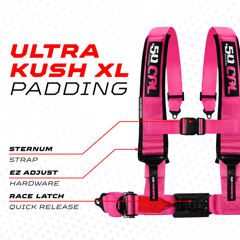 Load image into Gallery viewer, 2" &amp; 3" 4 point Harness - Elite Series Race Latch "EZ" Adjust Racing Harness
