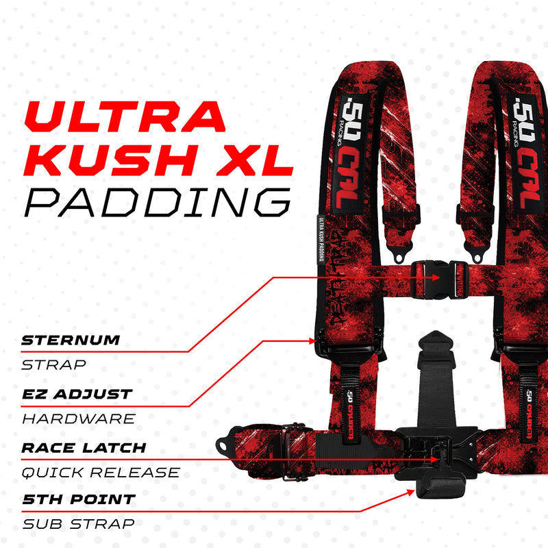 Load image into Gallery viewer, 2" &amp; 3" 4 point Harness - Elite Series Race Latch "EZ" Adjust Racing Harness
