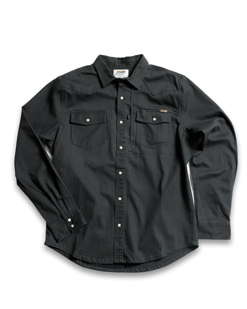 Load image into Gallery viewer, Earl Denim Shirt - Vintage Black
