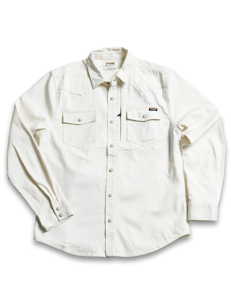 Load image into Gallery viewer, Earl Denim Shirt - Natural
