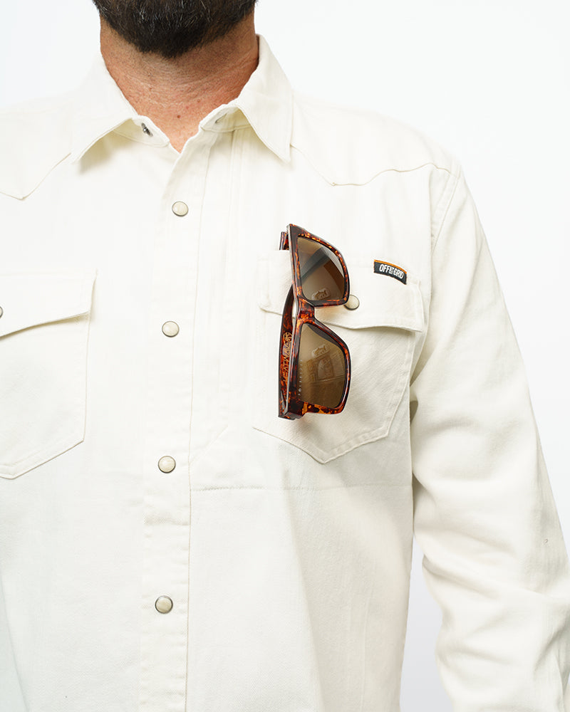 Load image into Gallery viewer, Earl Denim Shirt - Natural
