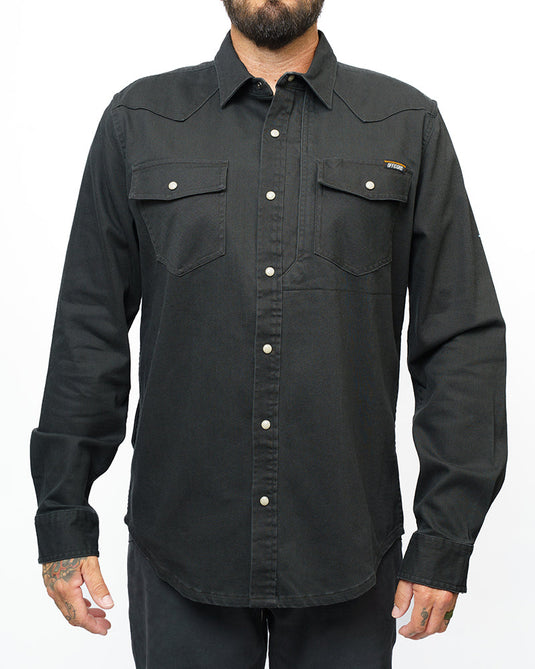 Earl Denim Shirt - Vintage Black