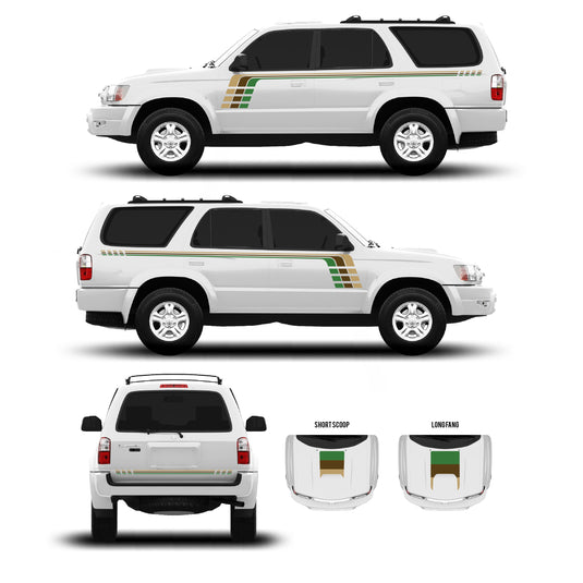 1996-2002 & 2003-2009 4Runner Checkered Stripe Kit