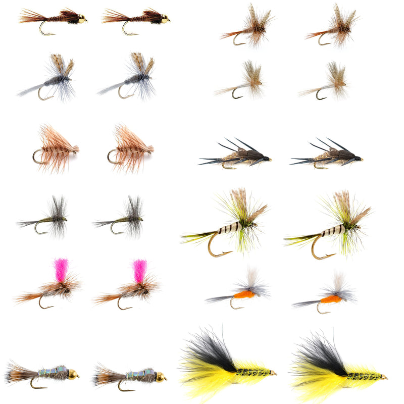 Load image into Gallery viewer, Eastern Trout Fly Assortment - 24 Essential Trout Flies Collection
