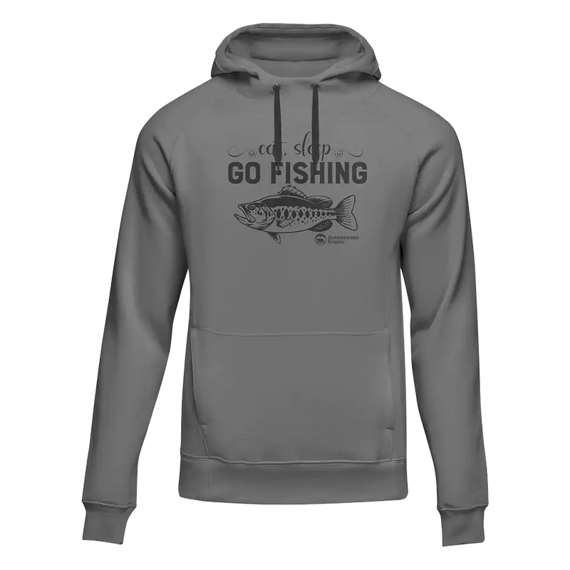 Load image into Gallery viewer, Eat Sleep Go Fishing Unisex Hoodie
