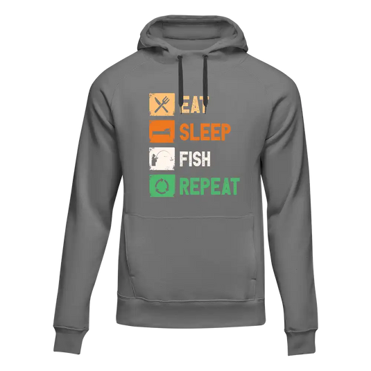 Eat Sleep Fishing Repeat Unisex Hoodie