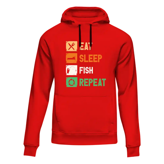 Eat Sleep Fishing Repeat Unisex Hoodie
