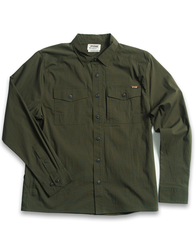 Load image into Gallery viewer, Echo Bravo LS Shirt - Army
