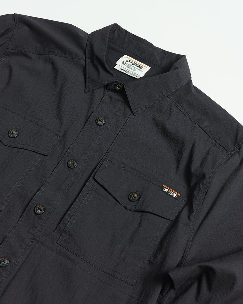 Load image into Gallery viewer, Echo Bravo LS Shirt - Vintage Black
