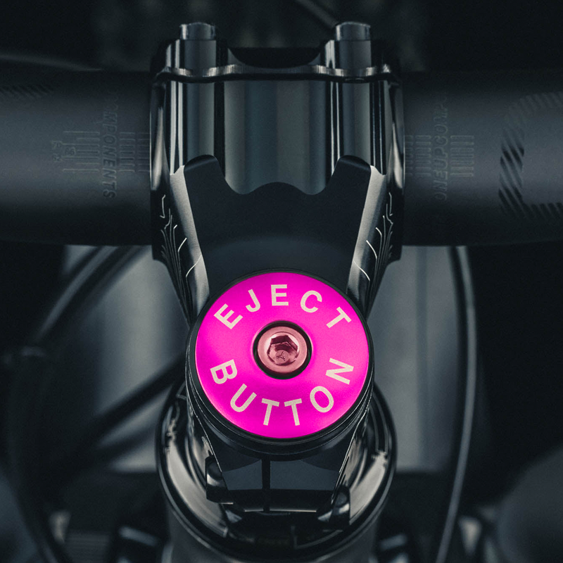 Load image into Gallery viewer, Eject Button Bicycle Headset Cap
