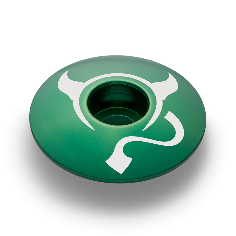 Load image into Gallery viewer, El Diablito Devil's Horns Custom Bicycle Headset Cap
