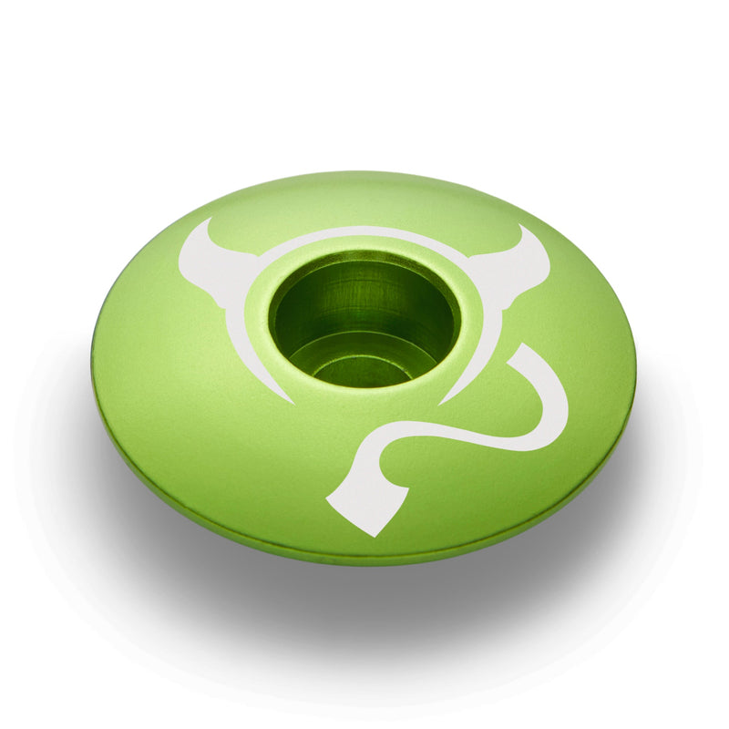 Load image into Gallery viewer, El Diablito Devil's Horns Custom Bicycle Headset Cap
