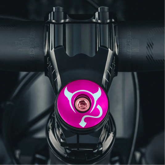 El Diablito Devil's Horns Custom Bicycle Headset Cap