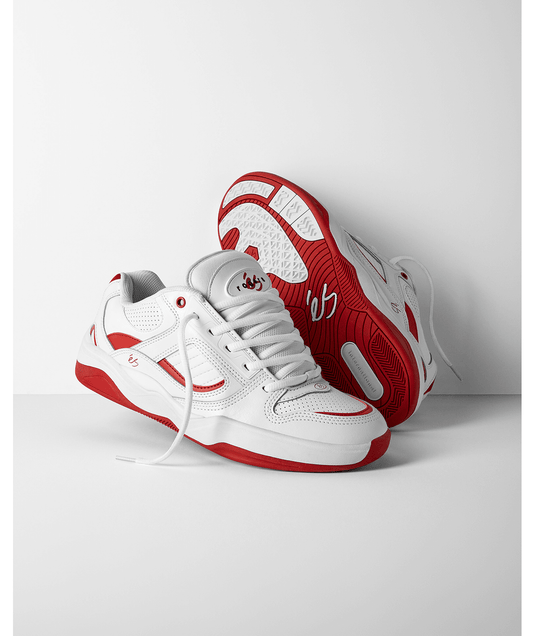 éS Shoes Tj Rogers - White/Red